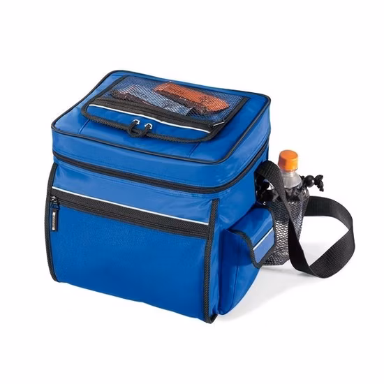 La cremallera deportiva de poliéster 24 latas aisló un bolso más fresco promocional